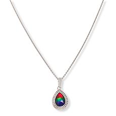 Kenneth Bradley Ammolite Gems Everyday Wear Pendant & Chain