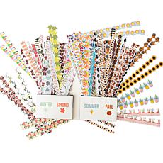 Kingston Crafts 4 Seasons 12" Borders with Storage Folder - Set of 198