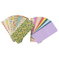 Kingston Crafts Kraft & Floral Slimline Paper Pack
