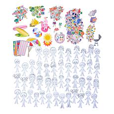 Kingston Crafts Summer Collection Paper Doll Kit