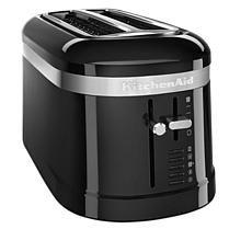 KitchenAid 4 Slice Long Slot Toaster with High-Lift Lever, Onyx Black