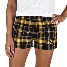 Ladies 100% Cotton Flannel Lounge Shorts with Heat Transfer