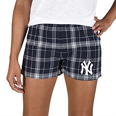 Ladies 100% Cotton Flannel Lounge Shorts with Heat Transfer