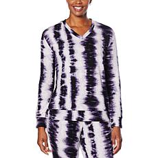 Laila Ali Bold Tie Dye Long-Sleeve Top