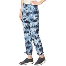 Laila Ali Peached Fleece Adjustable Length Jogger 