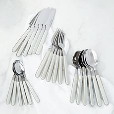 Leo Balance 24pc Stainless Steel Flatware Set