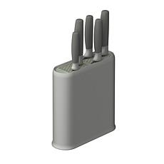 Leo Balance 6-Piece Knife Block Set with Recycled PP