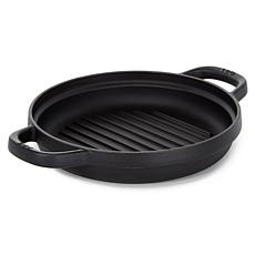 Leo Graphite Round 10.25" Cast Iron Grill Pan