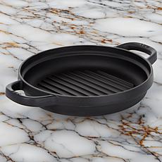 Leo Graphite Round 10.25" Cast Iron Grill Pan