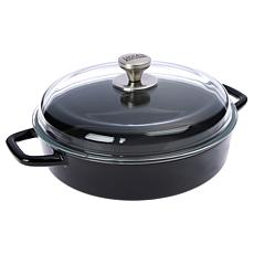 Lidia's Kitchen 3-Quart Lightweight Cast Iron Sauté Pan
