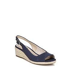 blue espadrille sandals