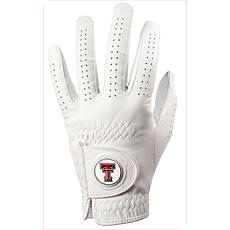 LinksWalker Officially Licensed Cabretta Leather Golf Glove - TX Tech