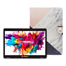 LINSAY 10.1" Octa Core 128GB Tablet Bundle
