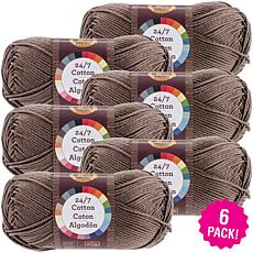 Lion Brand Vanna's Choice Yarn - 6/Pk-Oatmeal 