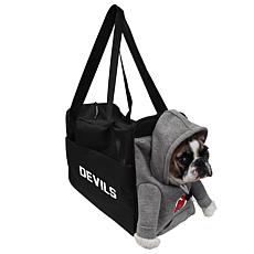 Little Earth NHL New Jersey Devils Furry Fan Pet Carrier