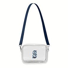 Littlearth MLB Seattle Mariners 3D Logo Clear Fanny Fan Purse