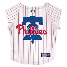 Littlearth Official MLB Big Pet Stretch Jersey - Philadelphia Phillies