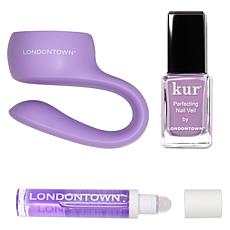 Londontown Violet Vibes 3-piece Nail Set