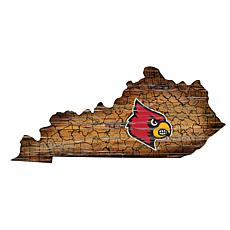 Louisville Distressed State with Logo