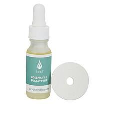 Lucid Candle Rosemary and Eucalyptus Oil & Fragrant Stone