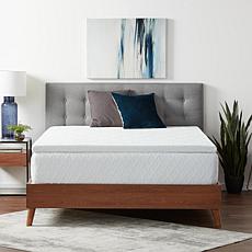 Lucid Comfort Collection 2" Gel Memory Foam Topper with Cover, Queen