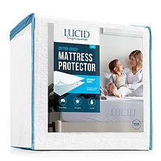 LUCID Comfort Collection Mattress Protector - Queen