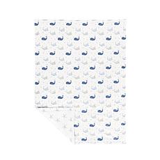 Lush Décor Reversible Soft & Plush Oversized Blanket- Narwhal Starf...