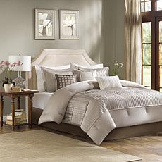 Madison Park Trinity 7-Piece Comforter Set - King/Taupe