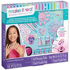 Make It Real: Everything Bling Nail Styling Set - 16pc, DIY Nail Art
