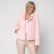 Mark + James by Badgley Mishka Stretch Knit Moto Jacket