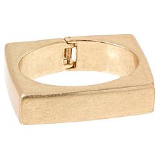 Marla Wynne Skinny Square Hinged Bangle Bracelet