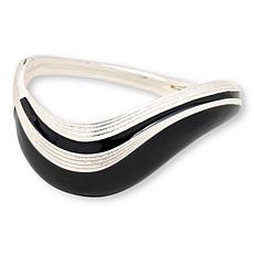 Marla Wynne Wave Design Hinged Bracelet
