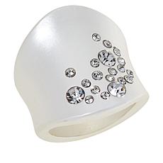 MarlaWynne Clear Stone Abstract Ring