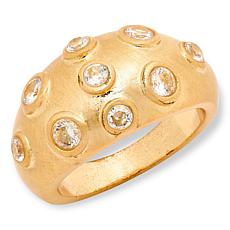 MarlaWynne Heritage Bezel CZ Domed Ring