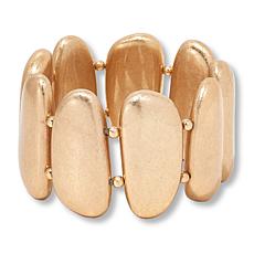 MarlaWynne Oval Bead Station Stretch Bracelet