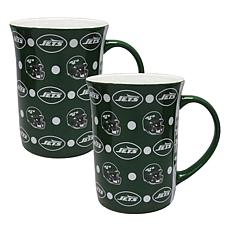 Memory Company 2pk 15oz Ceramic Line Up Mug Jets