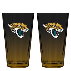 Memory Company 2pk 16oz Ombre Pint Glass Jaguars