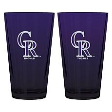 Memory Company 2pk 16oz Ombre Pint Glass Rockies