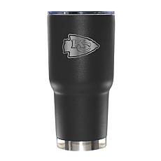 Memory Company 30oz Black Tumbler Etched Logo Chiefs