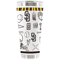 Memory Company 30oz White Stainless Steel Tumbler - San Diego Padres