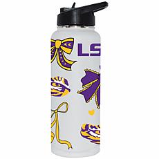 Memory Company 34oz Bow White Quencher LSU