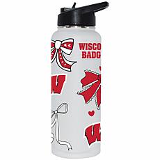 Memory Company 34oz Bow White Quencher Wisconsin