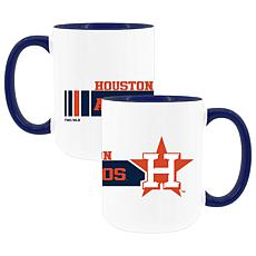 Memory Company Astros 2 pack 15oz Coffee Mug