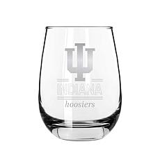Memory Company Classic Crew Stemless Wine Glass 2-pack, Indiana U.