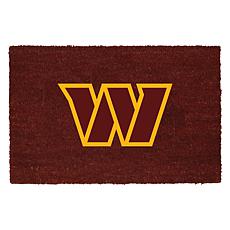 Memory Company Color Coir Fiber Doormat with Vinyl Backing Commanders 