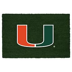 Memory Company Fiber Doormat with Vinyl Backing Miami