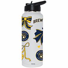 Memory Company MLB Brewers 34-oz Bow White Quencher Tumbler