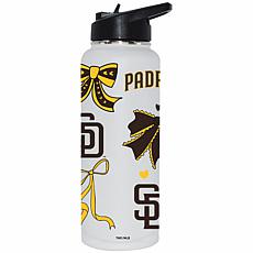 Memory Company MLB Padres 34-oz Bow White Quencher Tumbler