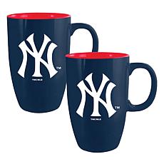 Memory Company MLB Yankees Tall 20oz Ceramic Mug - 2-Pack