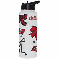 Memory Company NFL Buccaneers 34-oz Bow White Quencher Tumbler